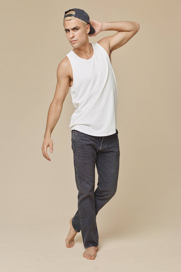 Tank Top | Jungmaven Hemp Clothing & Accessories / model_desc: Shen is 6’2” wearing L