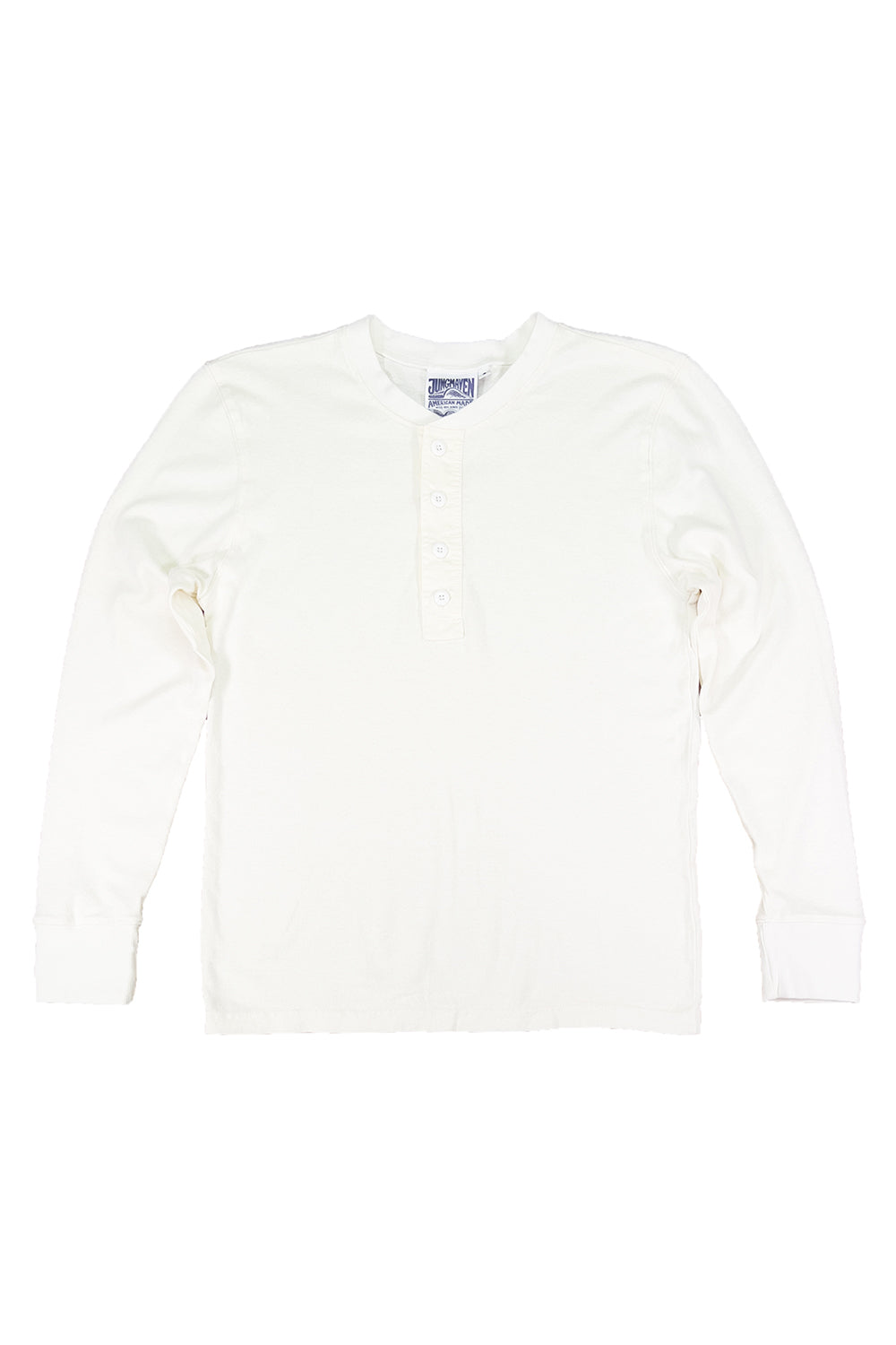 Mountain Henley | Jungmaven Hemp Clothing & Accessories / Color: Washed White