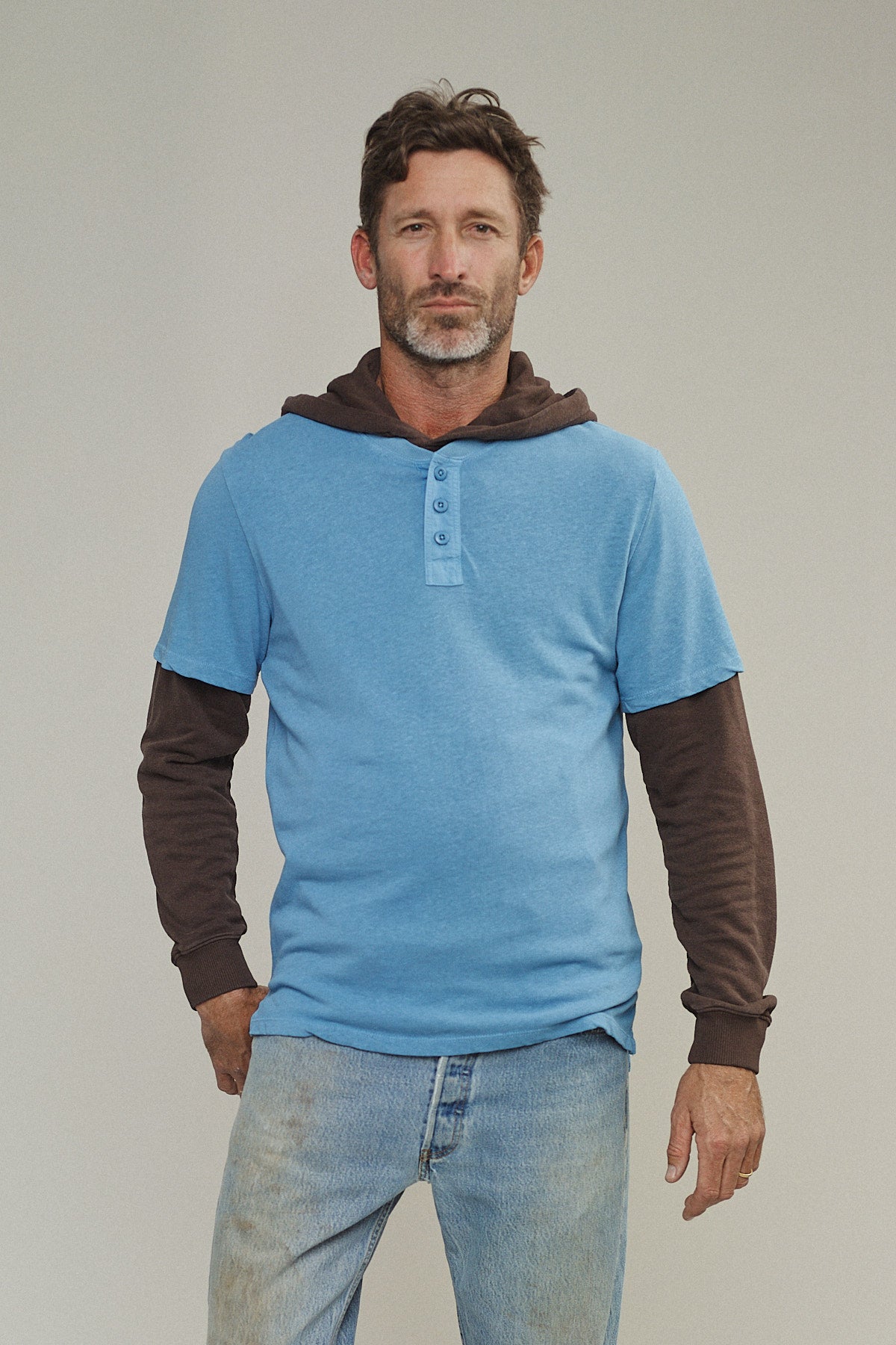 Henley Tee | Jungmaven Hemp Clothing & Accessories / model_desc: Bryan is 6’1” wearing size M