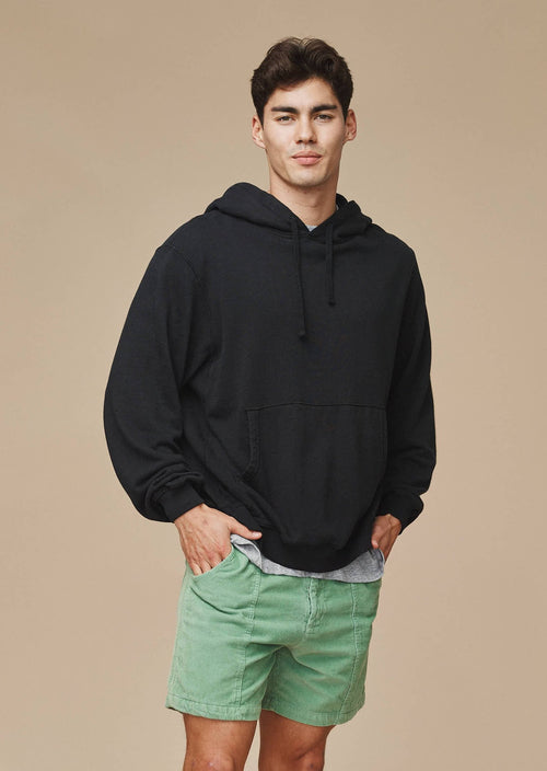 Montauk Hooded Sweatshirt | Jungmaven Hemp Clothing & Accessories / model_desc: Henry is 6’0” wearing L