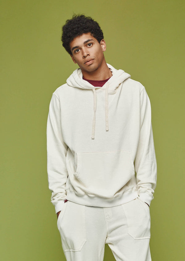 Montauk Hooded Sweatshirt | Jungmaven Hemp Clothing & Accessories / model_desc: Isaiah is 6’1” wearing L