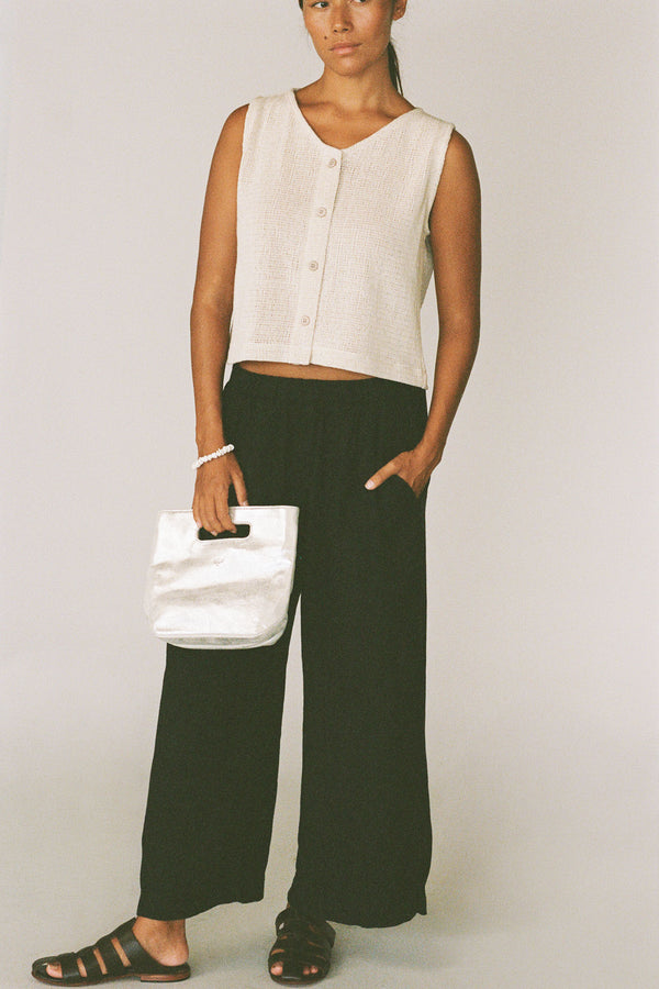 Montego Open Knit Vest | Jungmaven Hemp Clothing & Accessories / Color: