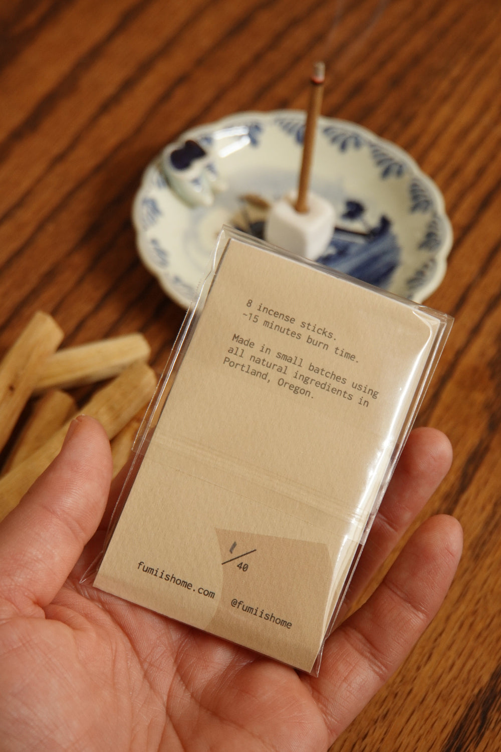 Morning Surf Incense by Fumi | Jungmaven Hemp Clothing & Accessories / Color:
