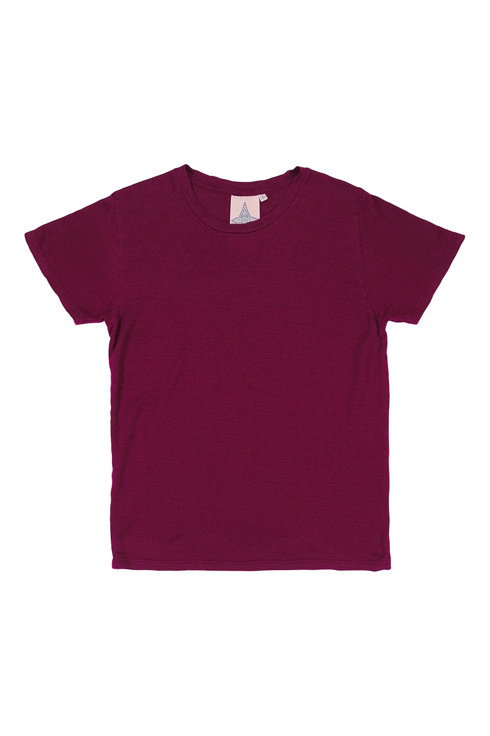 Madison 100% Hemp Tee | Jungmaven Hemp Clothing & Accessories / Color: Burgundy
