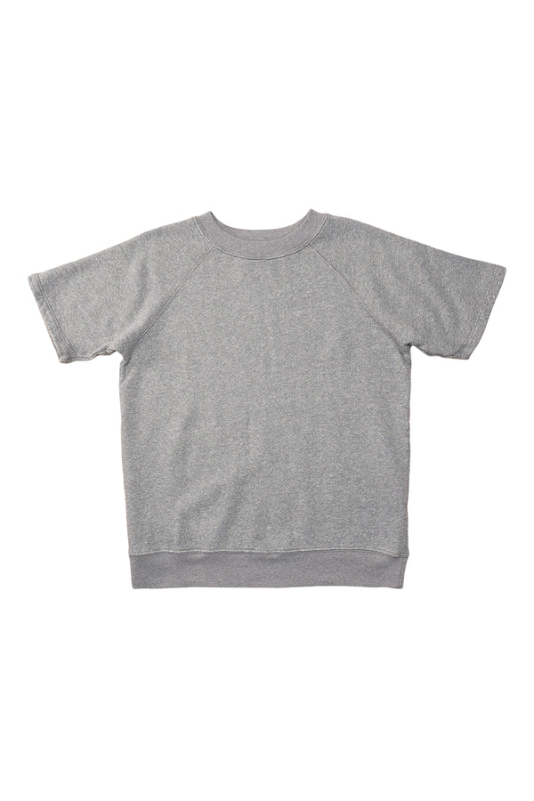 Heathered Magnuson Short Sleeve Raglan | Jungmaven Hemp Clothing & Accessories / Color: Athletic Gray