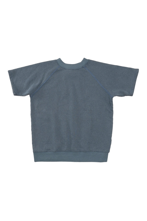 Heathered Magnuson Short Sleeve Raglan | Jungmaven Hemp Clothing & Accessories / Color: Navy