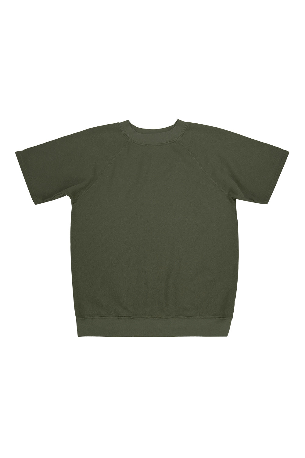 Magnunson Raglan Fleece | Jungmaven Hemp Clothing & Accessories / Color: Olive Green