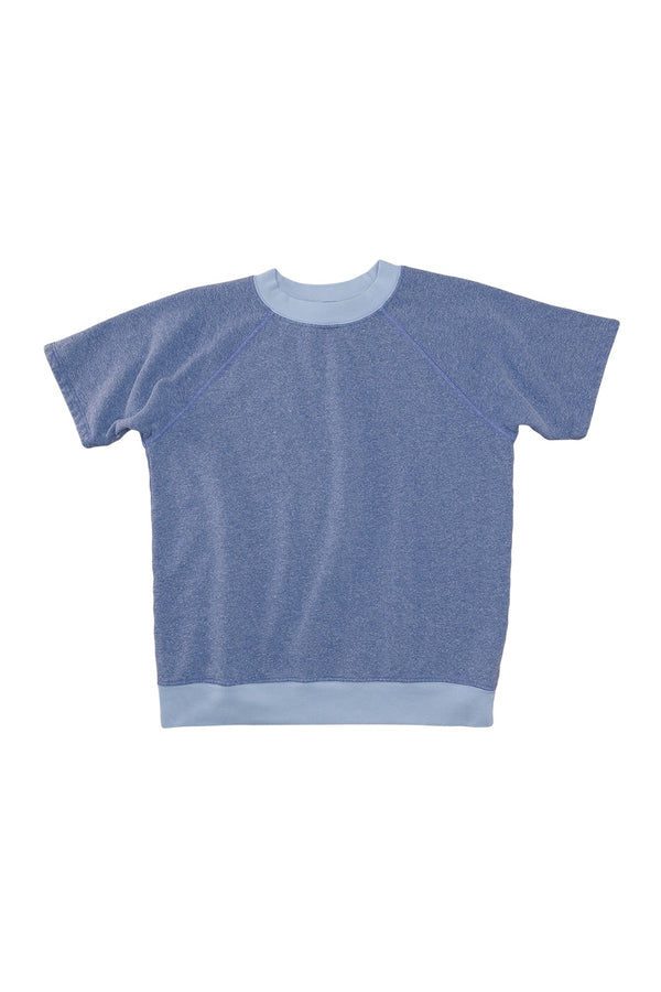 Heathered Magnuson Short Sleeve Raglan | Jungmaven Hemp Clothing & Accessories / Color: Wisteria