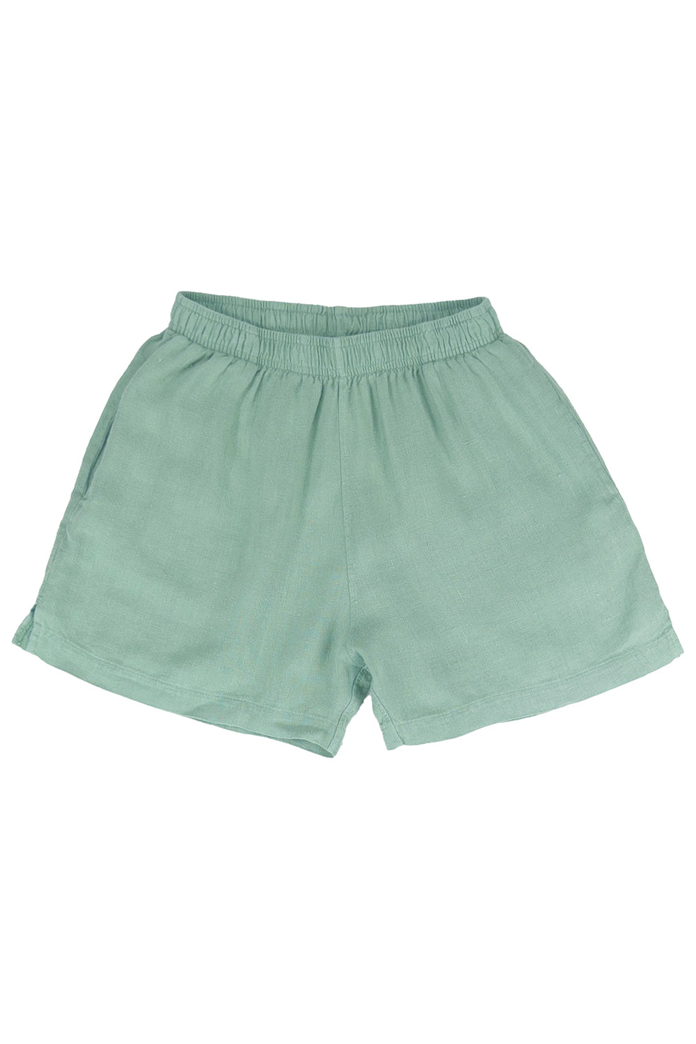 The Linen Cargo Shorts Soft Mint