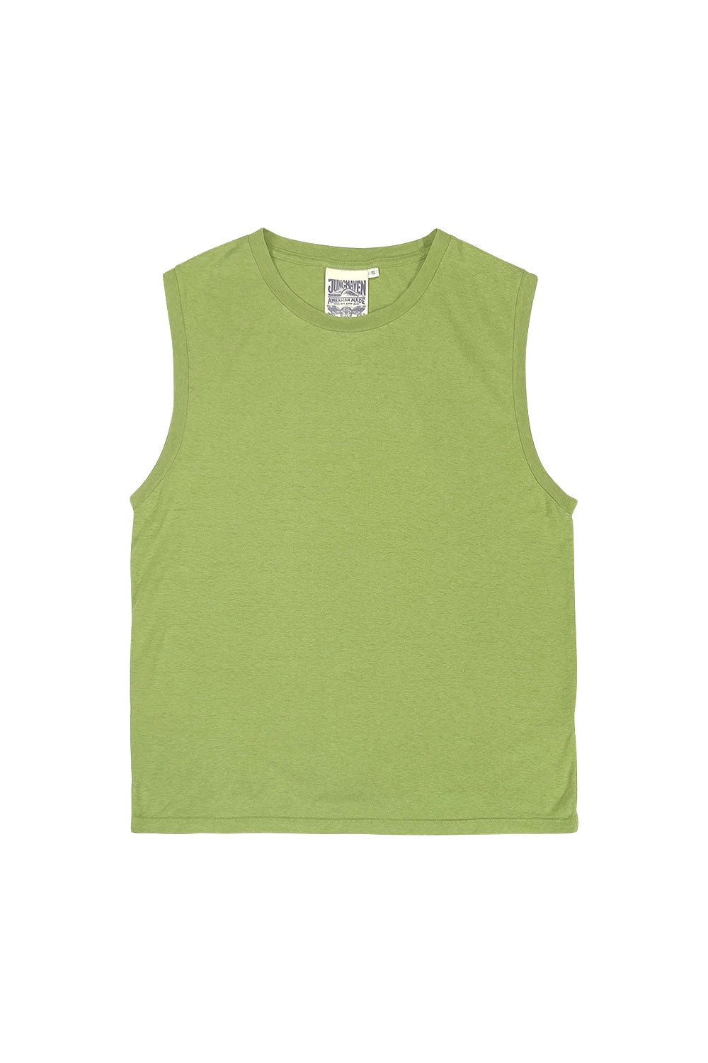 Malibu Muscle Tee - Sale Colors | Jungmaven Hemp Clothing & Accessories / Color: Dark Matcha