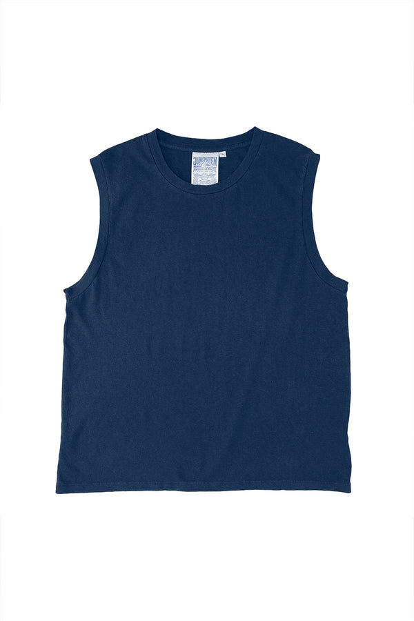 Malibu Muscle Tee | Jungmaven Hemp Clothing & Accessories / Color: Deep Indigo