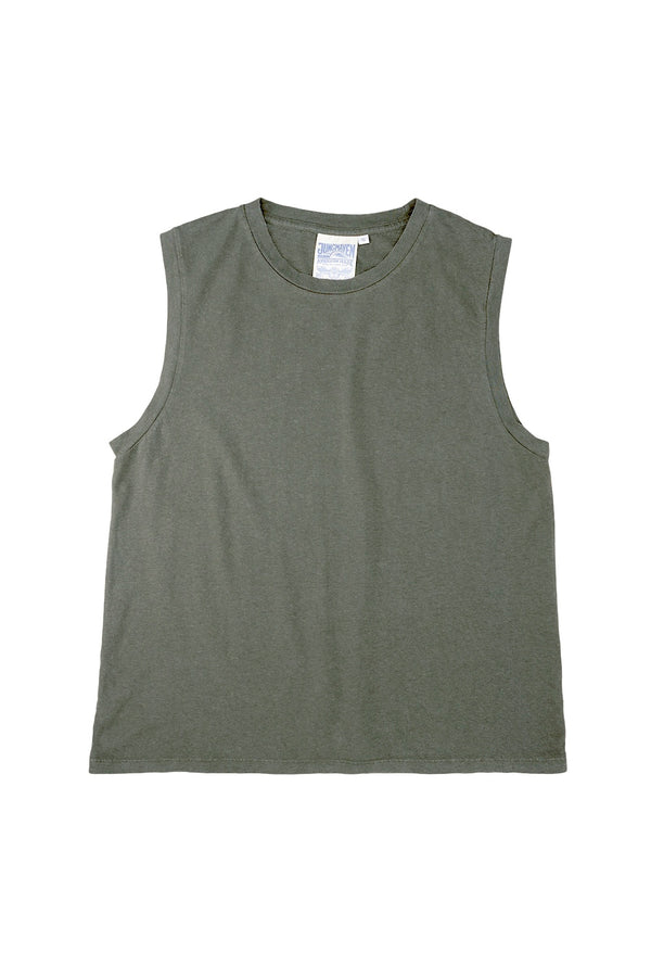 Malibu Muscle Tee | Jungmaven Hemp Clothing & Accessories / Color: Olive Green