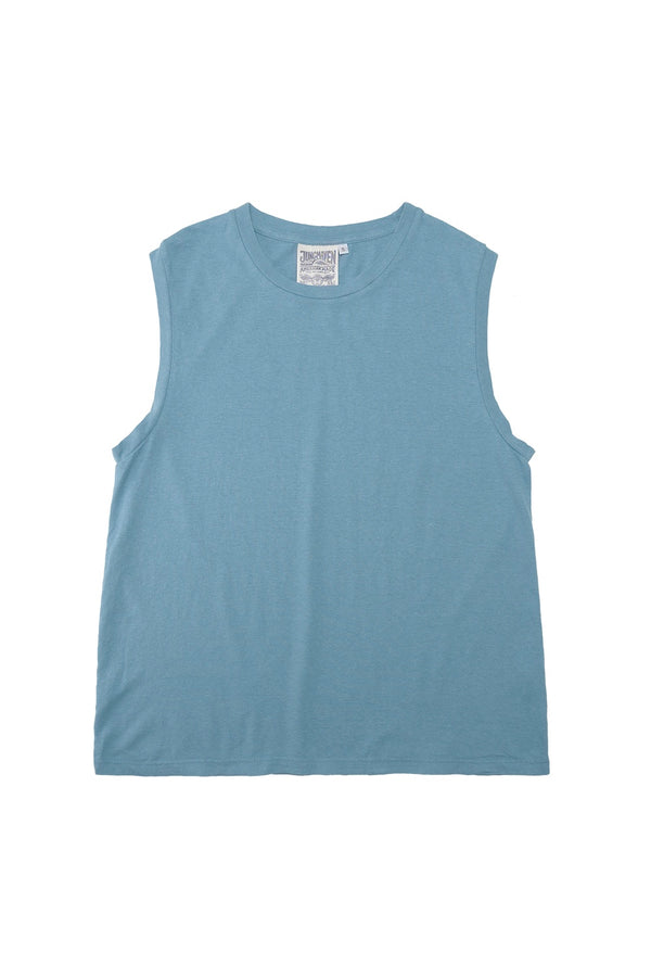 Malibu Muscle Tee | Jungmaven Hemp Clothing & Accessories / Color: Blue Heaven