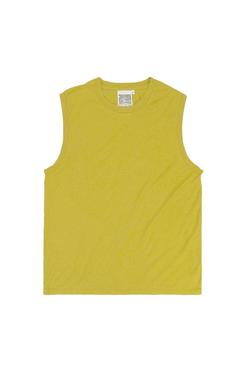 Malibu Muscle Tee - Sale Colors | Jungmaven Hemp Clothing & Accessories / Color: Citrine Yellow