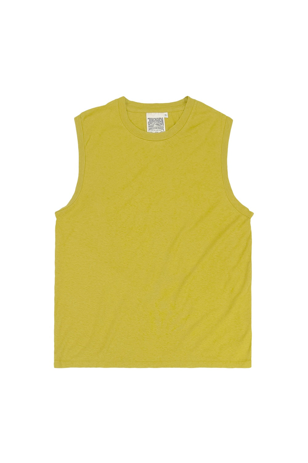 Malibu Muscle Tee | Jungmaven Hemp Clothing & Accessories / Color: Citrine Yellow