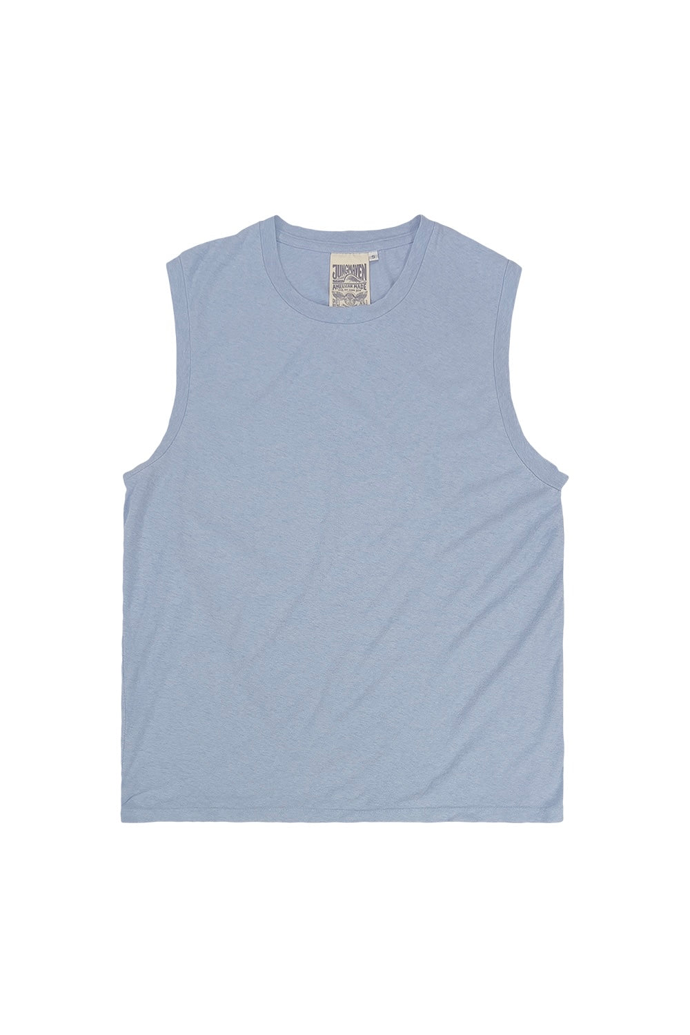 Malibu Muscle Tee | Jungmaven Hemp Clothing & Accessories / Color: Coastal Blue