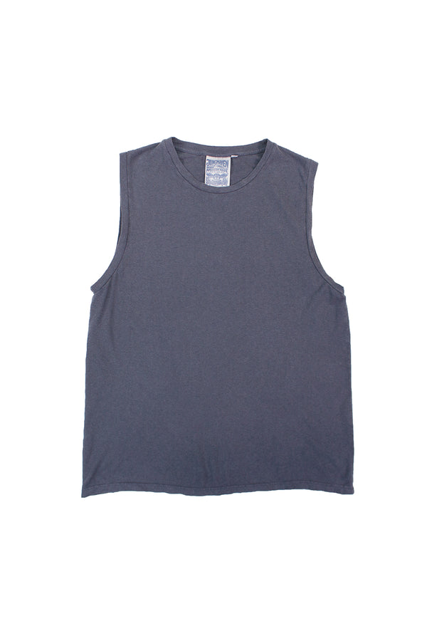 Malibu Muscle Tee | Jungmaven Hemp Clothing & Accessories / Color: Diesel Gray