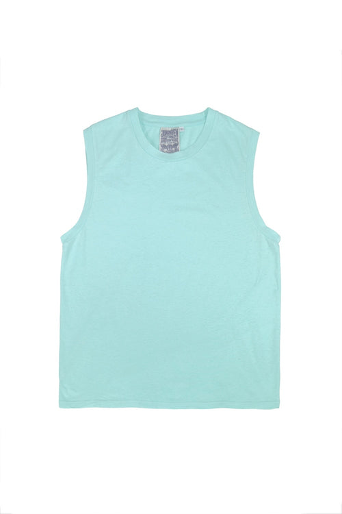 Malibu Muscle Tee - Sale Colors | Jungmaven Hemp Clothing & Accessories / Color: Oasis Blue