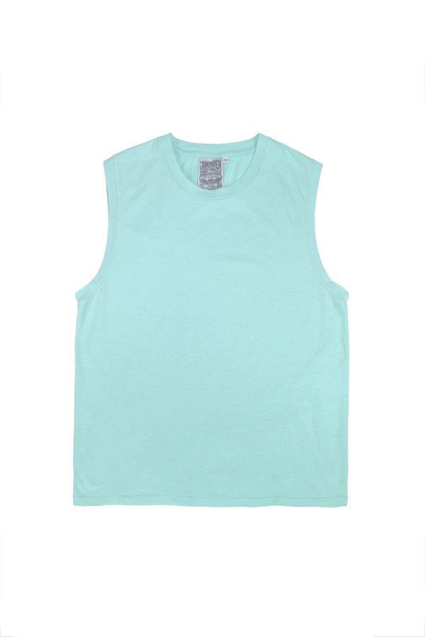 Malibu Muscle Tee - Sale Colors | Jungmaven Hemp Clothing & Accessories / Color: Oasis Blue
