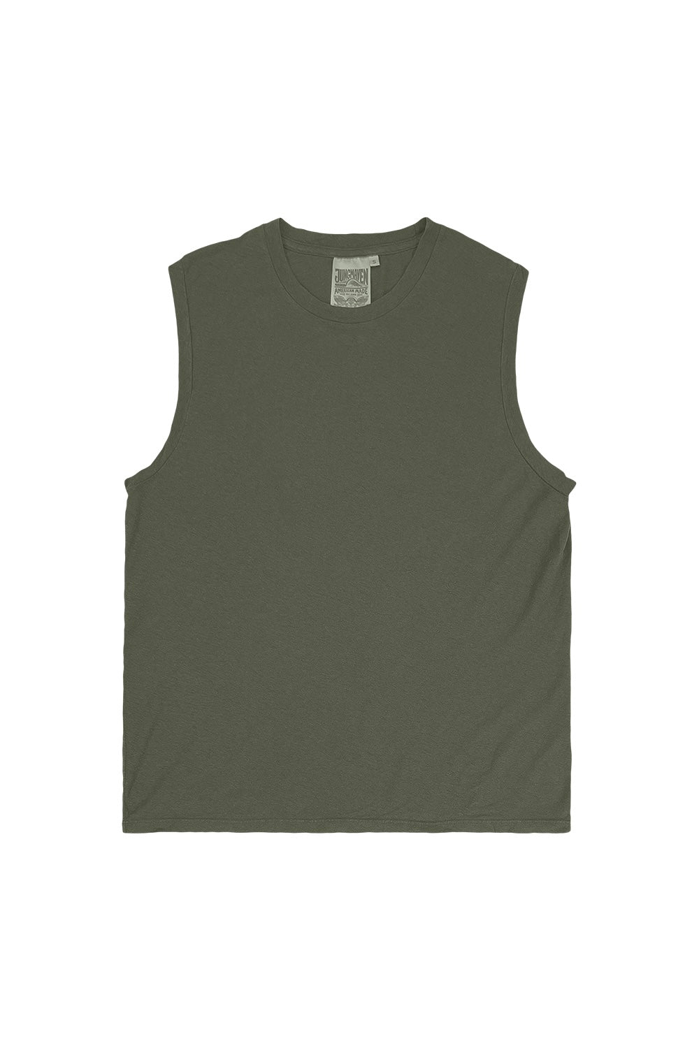 Malibu Muscle Tee | Jungmaven Hemp Clothing & Accessories / Color: Olive Green