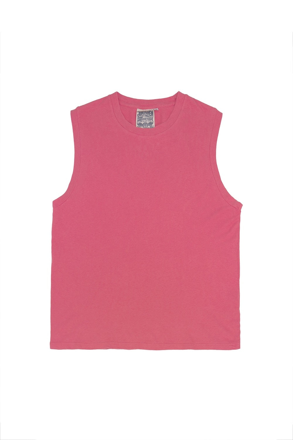 Malibu Muscle Tee | Jungmaven Hemp Clothing & Accessories / Color: Sunset Coral