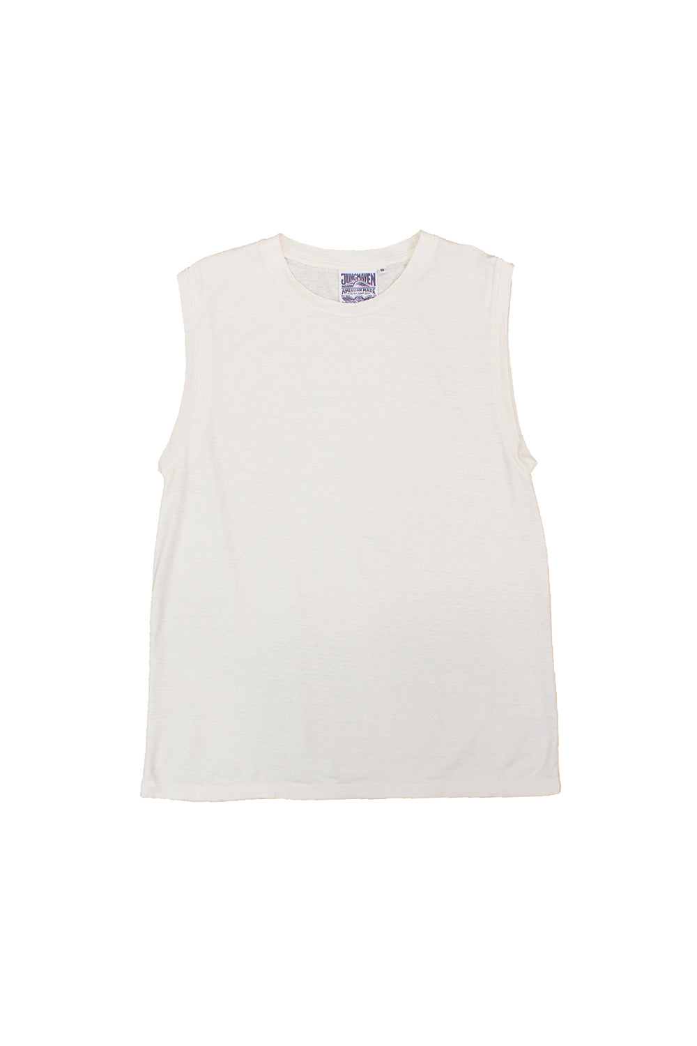 Malibu Muscle Tee | Jungmaven Hemp Clothing & Accessories / Color: Washed White