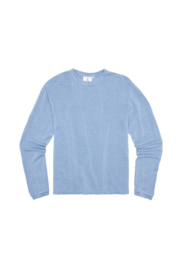 Mana 10 Long Sleeve - 100% Hemp Tee | Jungmaven Hemp Clothing & Accessories / Color: Blue Heaven