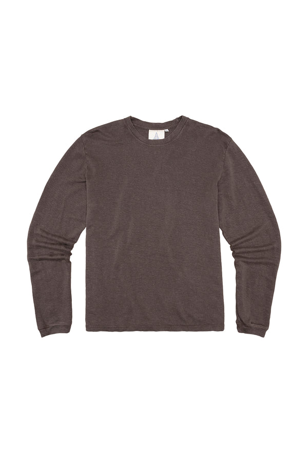 Mana 10 Long Sleeve - 100% Hemp Tee | Jungmaven Hemp Clothing & Accessories / Color: Coffee Bean