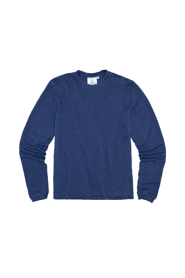 Mana 10 Long Sleeve - 100% Hemp Tee | Jungmaven Hemp Clothing & Accessories / Color: Deep Indigo