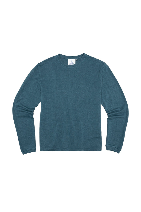 Mana 10 Long Sleeve - 100% Hemp Tee | Jungmaven Hemp Clothing & Accessories / Color: Deep Teal