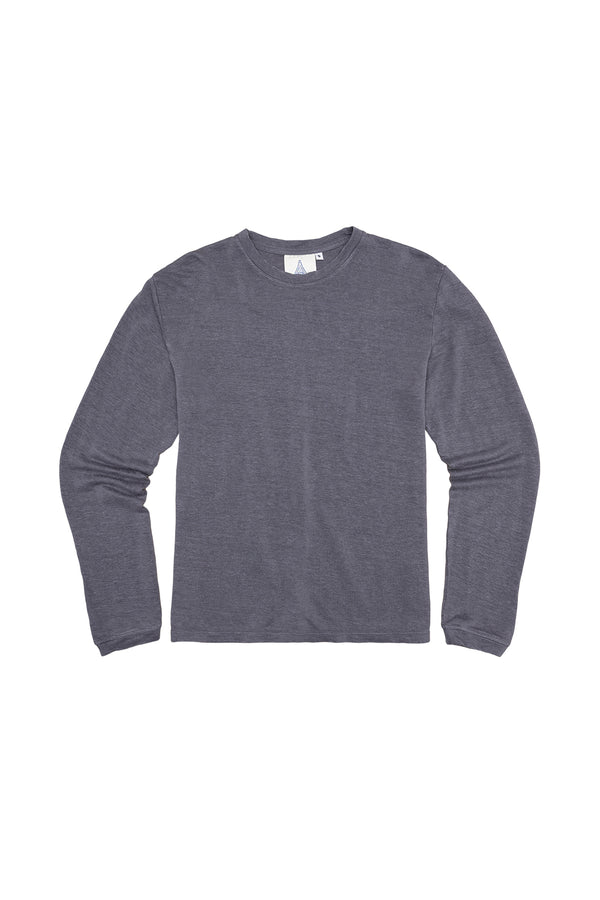 Mana 10 Long Sleeve - 100% Hemp Tee | Jungmaven Hemp Clothing & Accessories / Color: Diesel Gray 