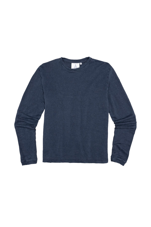 Mana 10 Long Sleeve - 100% Hemp Tee | Jungmaven Hemp Clothing & Accessories / Color: Navy