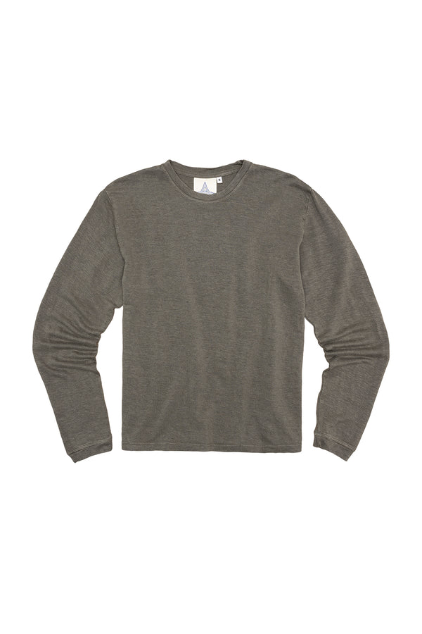 Mana 10 Long Sleeve - 100% Hemp Tee | Jungmaven Hemp Clothing & Accessories / Color: Olive Green