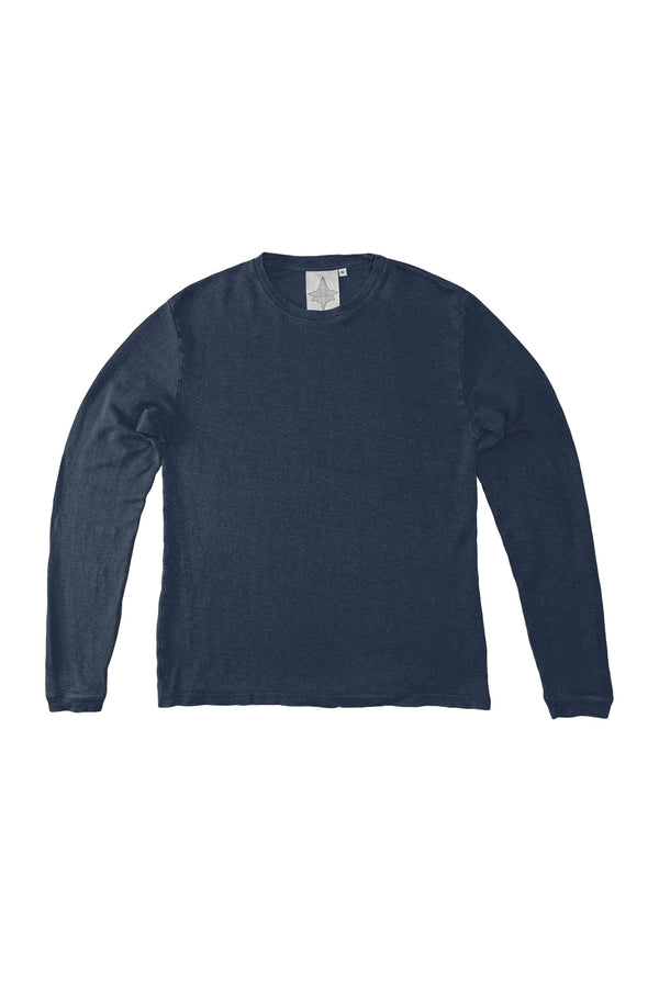 Mana 10 Long Sleeve - 100% Hemp Tee | Jungmaven Hemp Clothing & Accessories / Color: Navy