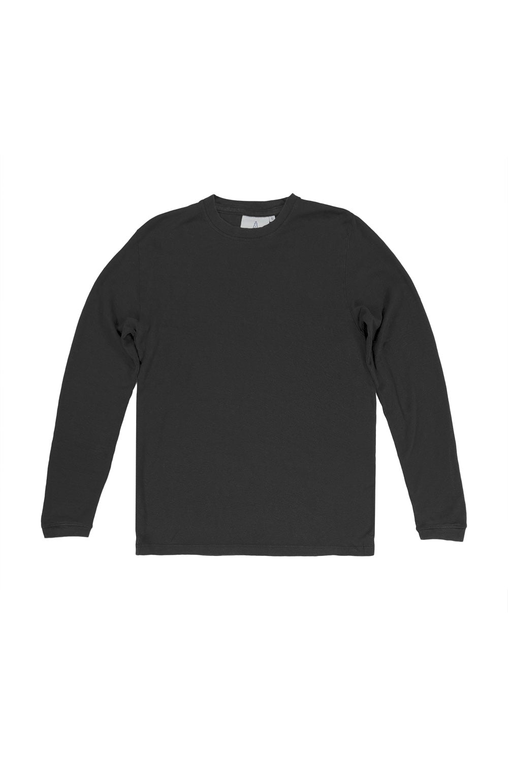 Mana 10 Long Sleeve - 100% Hemp Tee | Jungmaven Hemp Clothing & Accessories / Color: Black