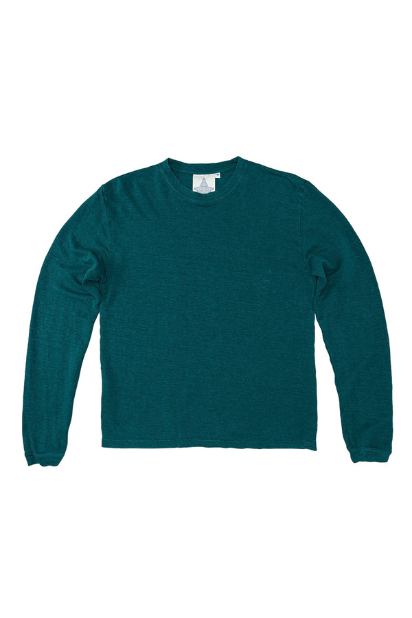 Mana 10 Long Sleeve - 100% Hemp Tee | Jungmaven Hemp Clothing & Accessories / Color: Deep Teal