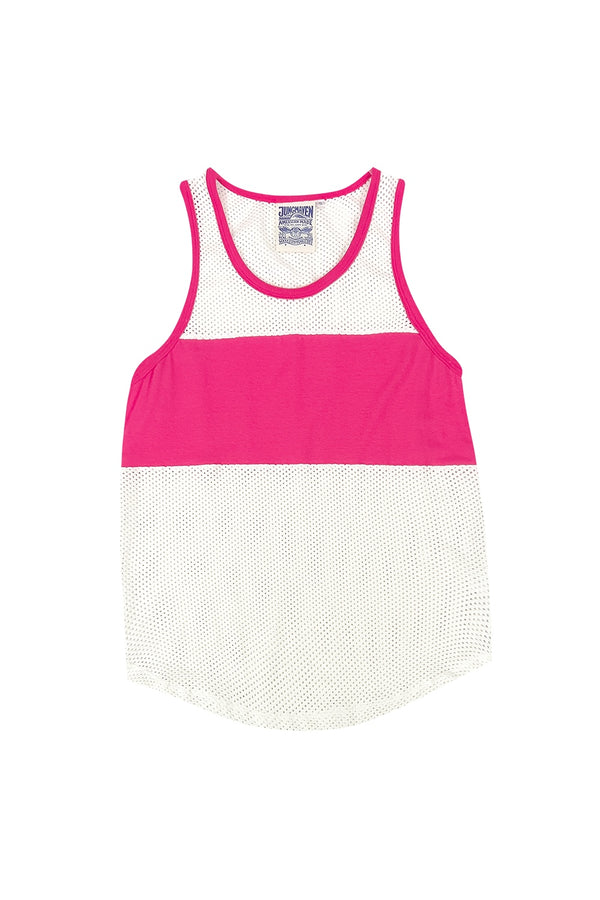 Marathon Mesh Tank - Sale Colors | Jungmaven Hemp Clothing & Accessories / Color: Pink Grapefruit