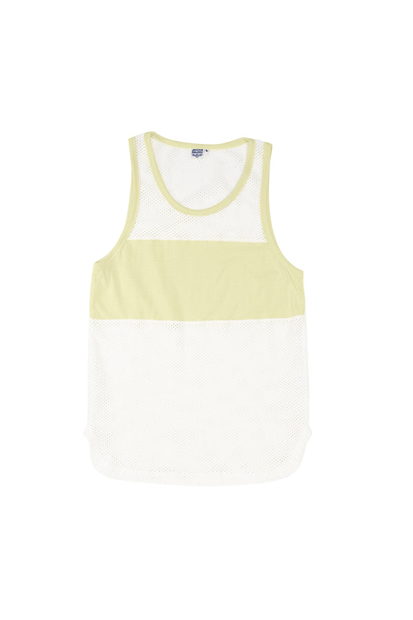 Marathon Mesh Tank | Jungmaven Hemp Clothing & Accessories / Color: Sunbleached Yellow