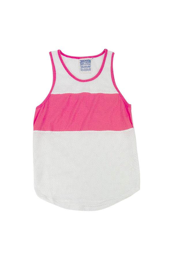 Marathon Mesh Tank - Sale Colors | Jungmaven Hemp Clothing & Accessories / Color: Sunset Coral
