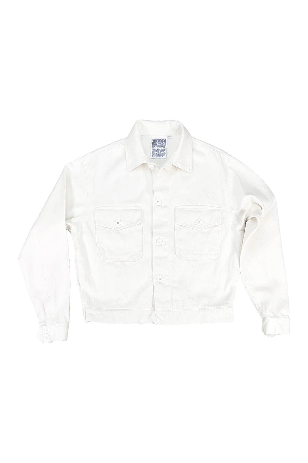 Mechanic Jacket | Jungmaven Hemp Clothing & Accessories / Color: Washed White