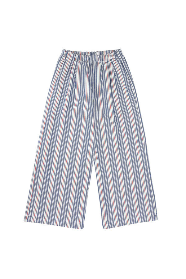 Melrose Pant | Jungmaven Hemp Clothing & Accessories / Color: Red/White/Blue Stripe