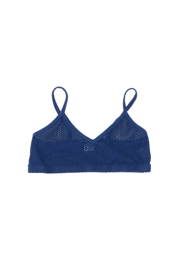 Mesh Bralette | Jungmaven Hemp Clothing & Accessories / Color: Deep Indigo
