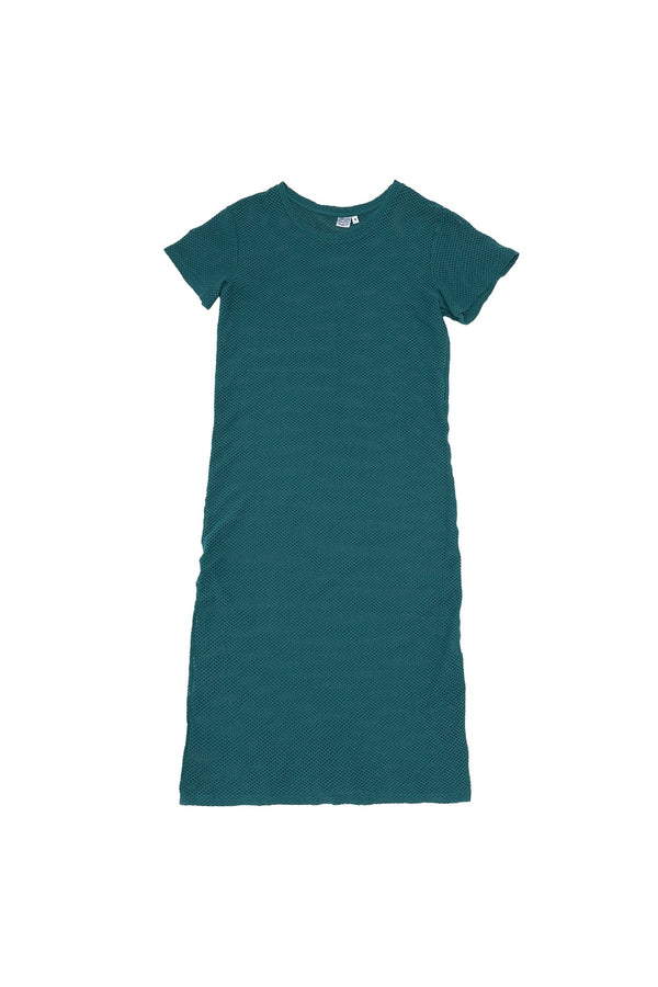 Mesh Sydney Dress | Jungmaven Hemp Clothing & Accessories / Color: Deep Teal