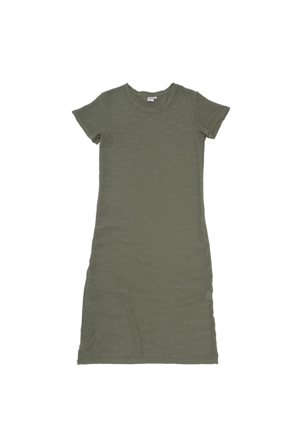 Mesh Sydney Dress | Jungmaven Hemp Clothing & Accessories - USA Made Olive Green / XS Mesh Sydney Dress | Jungmaven Hemp Clothing & Accessories - USA Made Olive Green / XS