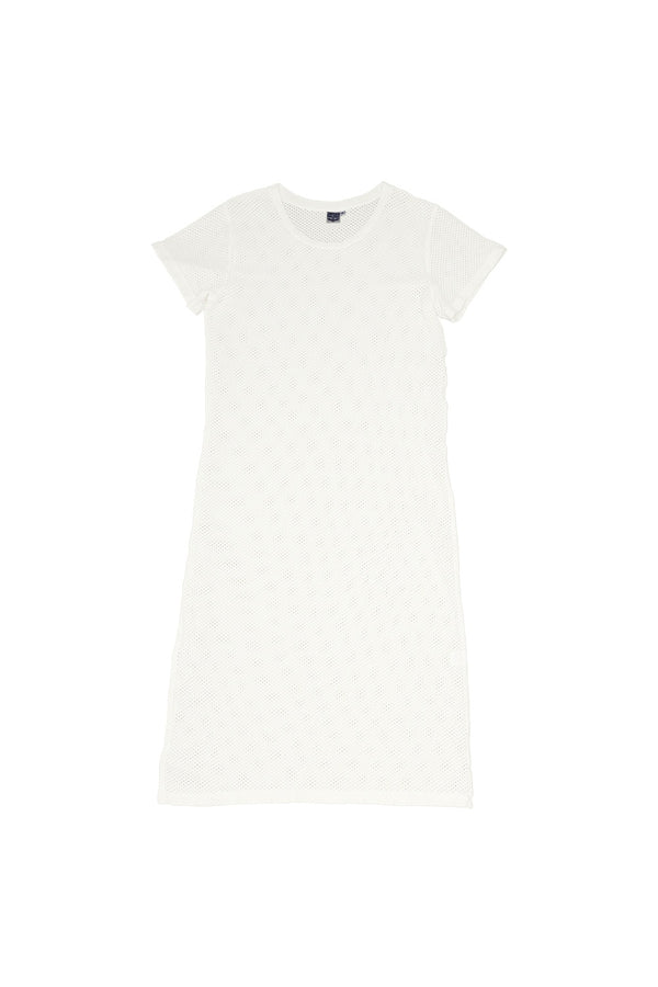 Mesh Sydney Dress | Jungmaven Hemp Clothing & Accessories / Color: Washed White