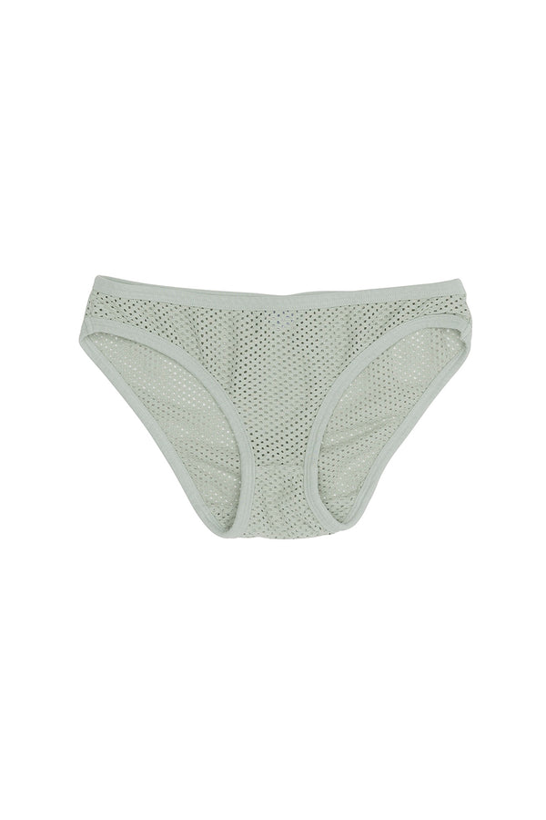 Mesh Bikini Brief | Jungmaven Hemp Clothing & Accessories / Color: Agave Green