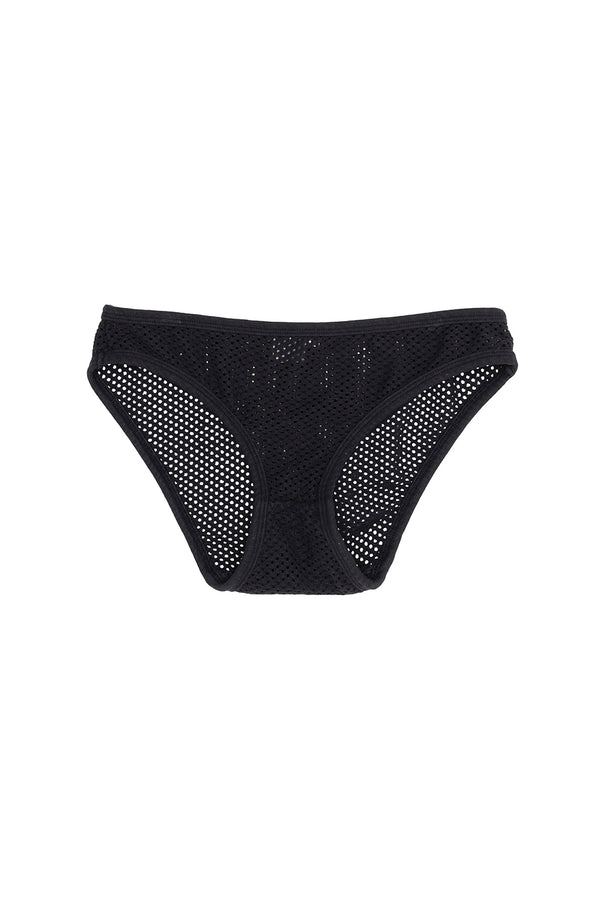Mesh Bikini Brief | Jungmaven Hemp Clothing & Accessories / Color: Black