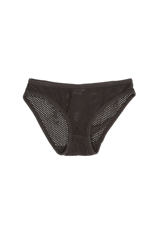 Mesh Bikini Brief | Jungmaven Hemp Clothing & Accessories / Color: Coffee Bean