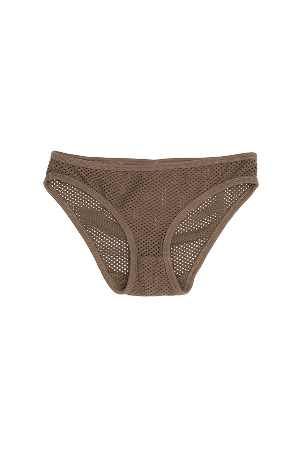 Mesh Bikini Brief | Jungmaven Hemp Clothing & Accessories / Color: Coyote