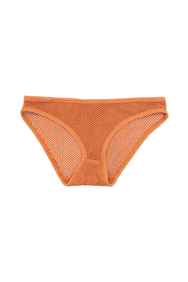 Mesh Bikini Brief | Jungmaven Hemp Clothing & Accessories / Color: Pumpkin Spice